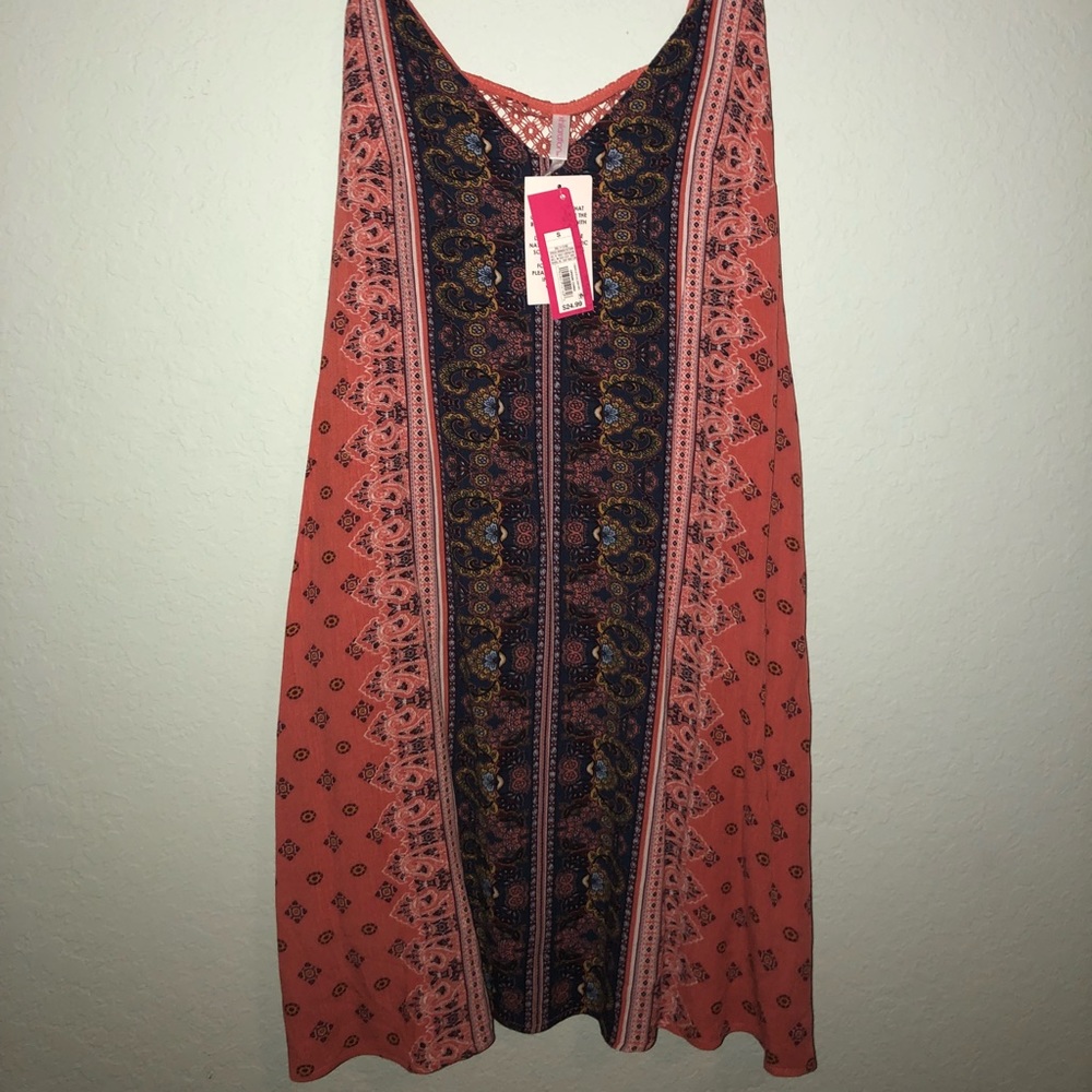 Coral dress